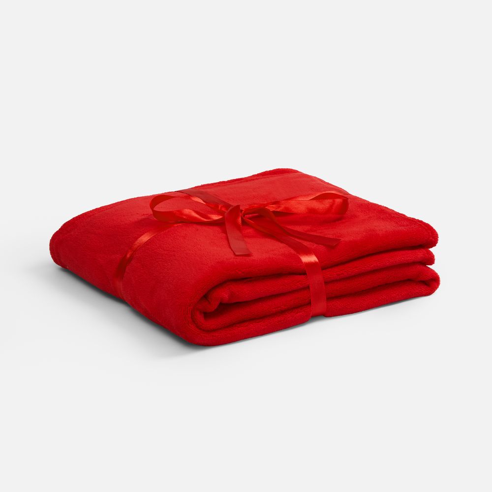 Плед Plush, красный / Миниатюра WWW (1000)