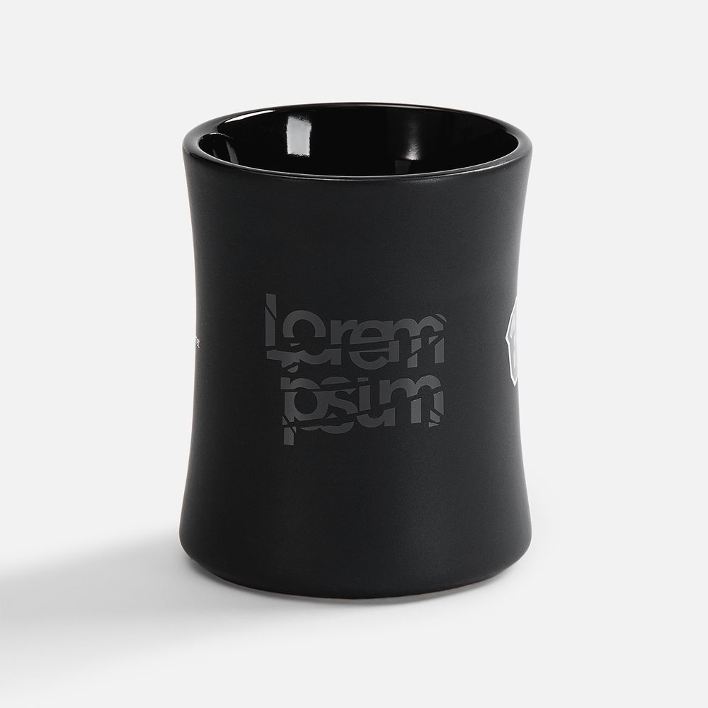 Кружка Gratia, черная / Миниатюра нанесения (1000)