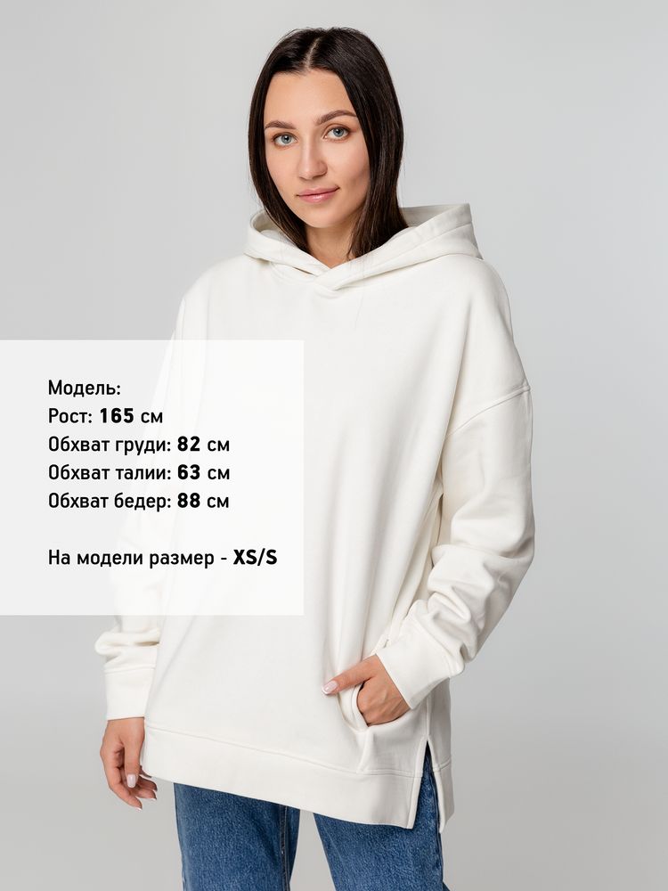 Худи оверсайз унисекс Tolla, молочное / Миниатюра WWW (1000)