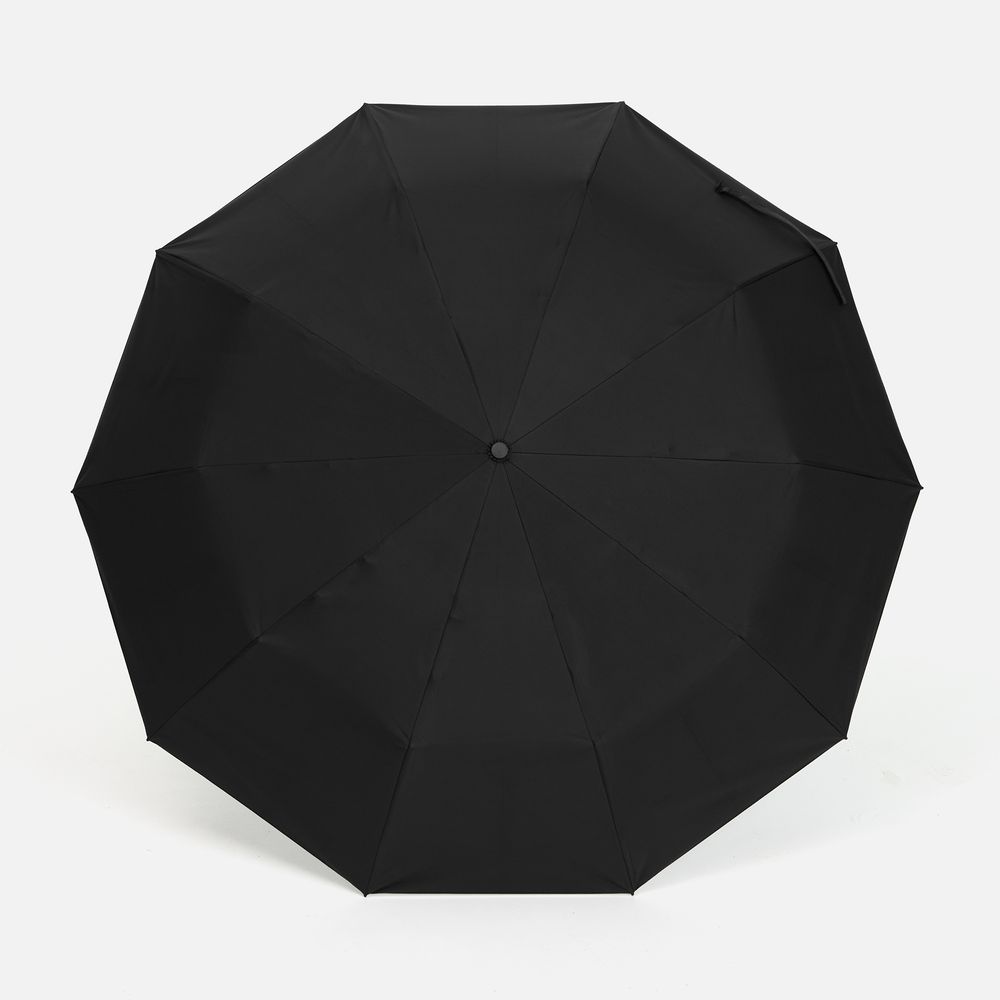 Зонт складной Skymate с УФ-защитой и ручкой-карабином, черный / Миниатюра WWW (1000)