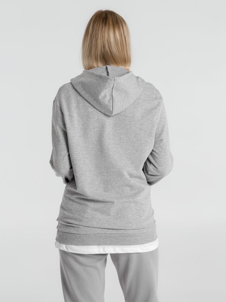 Толстовка с капюшоном унисекс Hoodie, серый меланж / Миниатюра WWW (1000)
