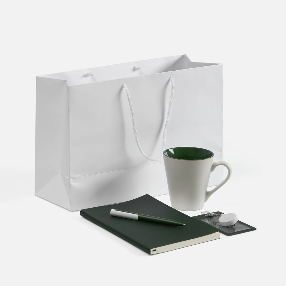 Набор Flat White, зеленый / Миниатюра WWW (1000)