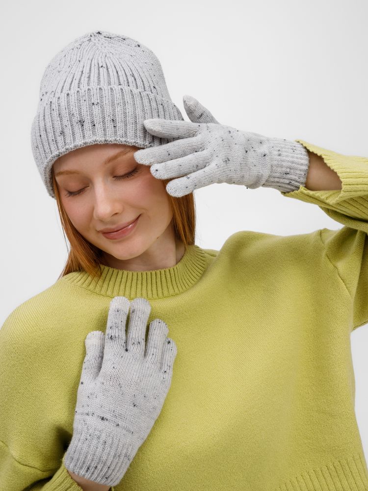 Перчатки сенсорные Spotti Senso, светло-серые / Миниатюра WWW (1000)