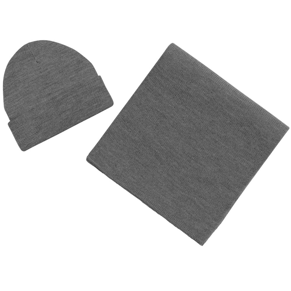 Шапка Real Talk, серый меланж (эбонит) / Миниатюра WWW (1000)