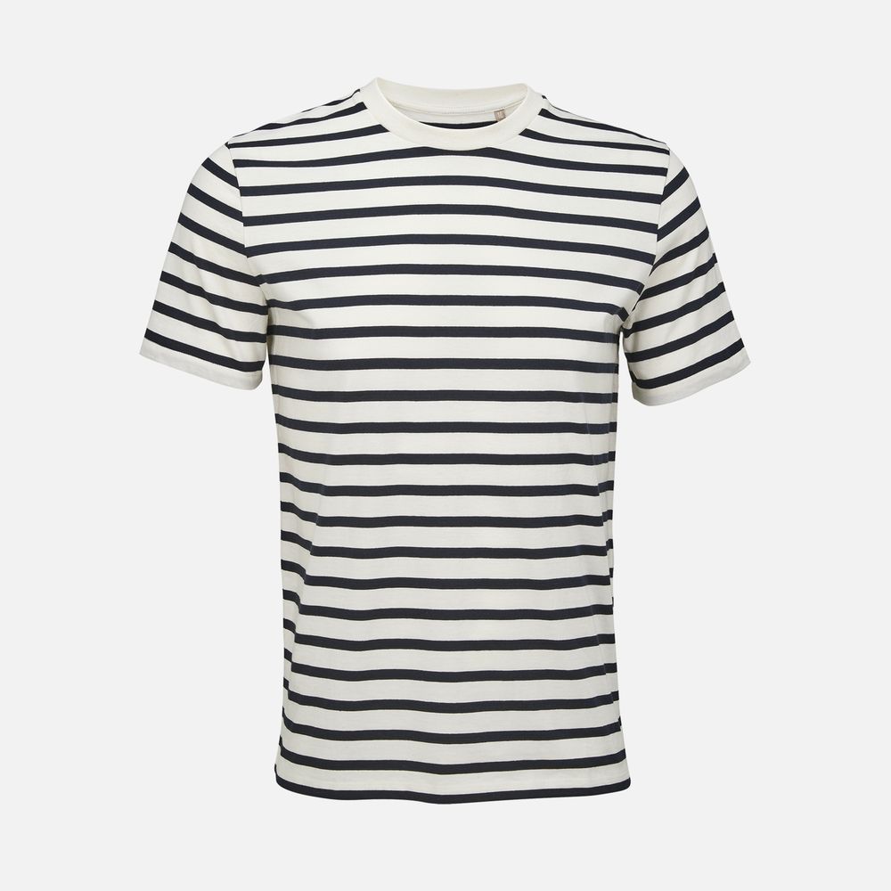 Футболка унисекс Legend, молочно-белая с темно-синим / Миниатюра WWW (1000)