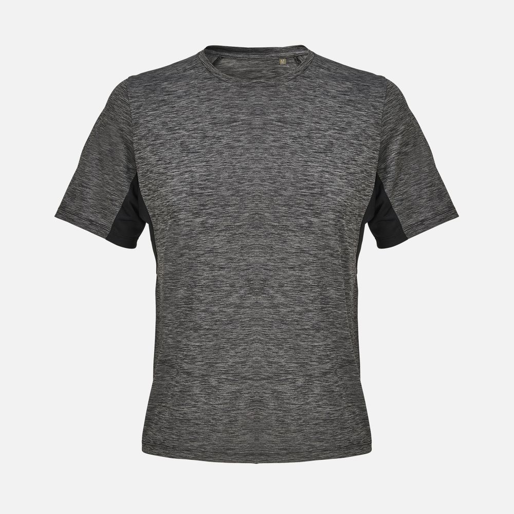 Футболка спортивная унисекс Storm, черный меланж / Миниатюра WWW (1000)