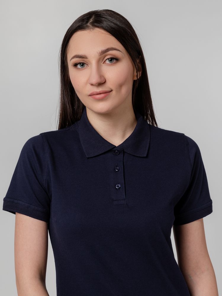 Рубашка поло женская Virma Stretch Lady, темно-синяя / Миниатюра WWW (1000)