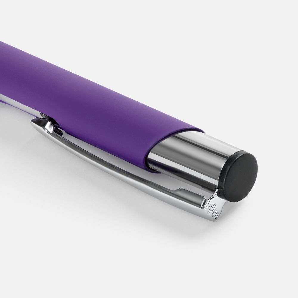 Ручка шариковая Keskus Soft Touch, фиолетовая / Миниатюра WWW (1000)