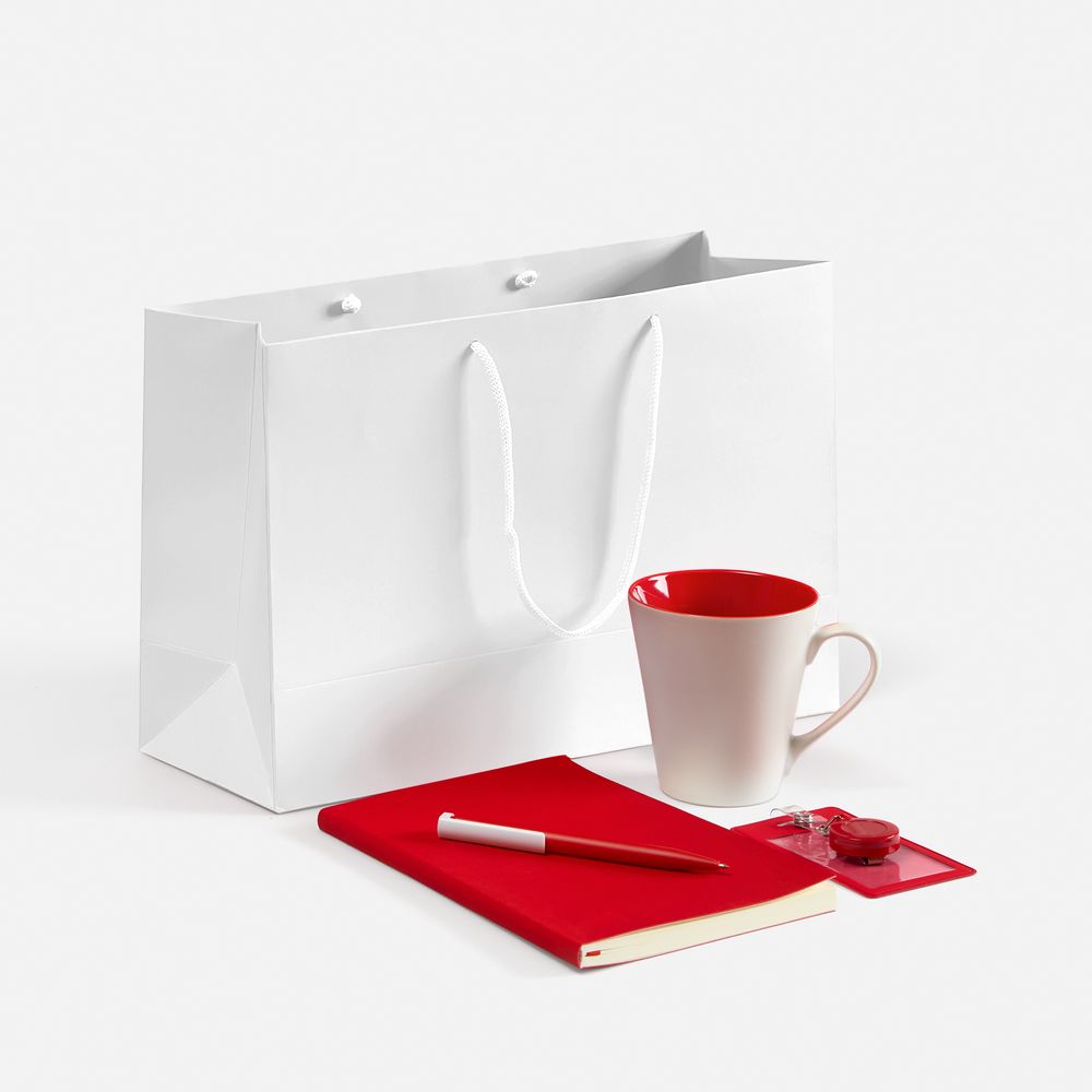 Набор Flat White, красный / Миниатюра WWW (1000)