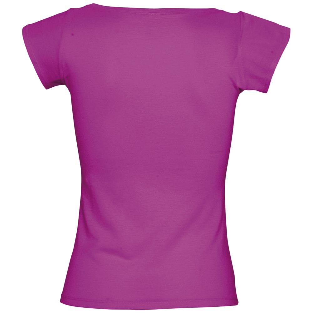 Футболка женская Melrose 150 с глубоким вырезом, ярко-розовая (фуксия) / Миниатюра WWW (1000)
