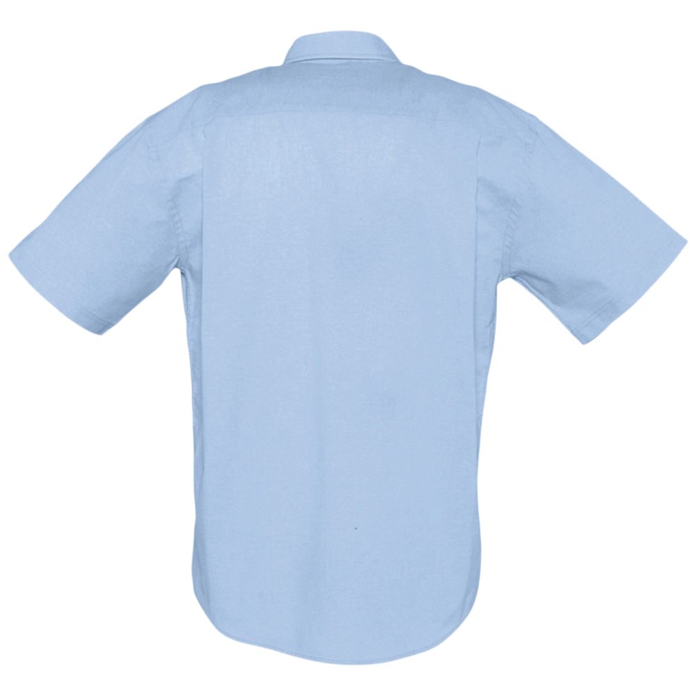 Рубашка мужская с коротким рукавом Brisbane, голубая / Миниатюра WWW (1000)