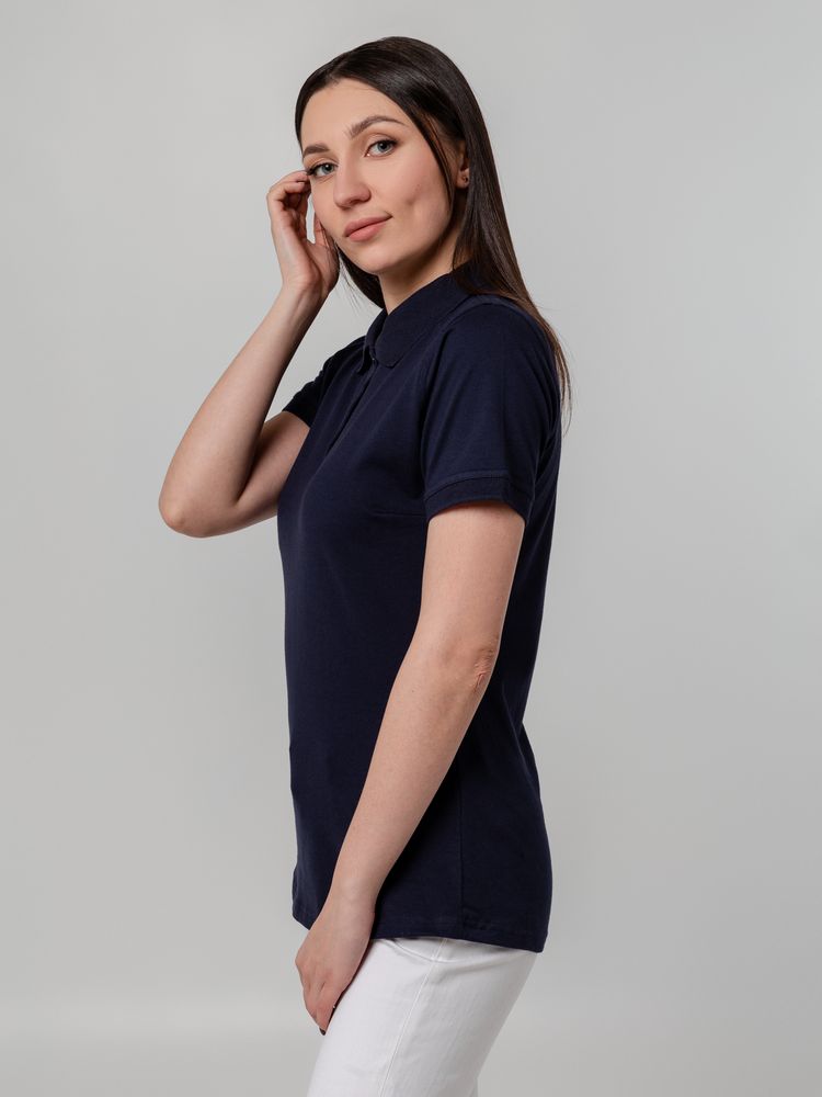 Рубашка поло женская Virma Stretch Lady, темно-синяя / Миниатюра WWW (1000)