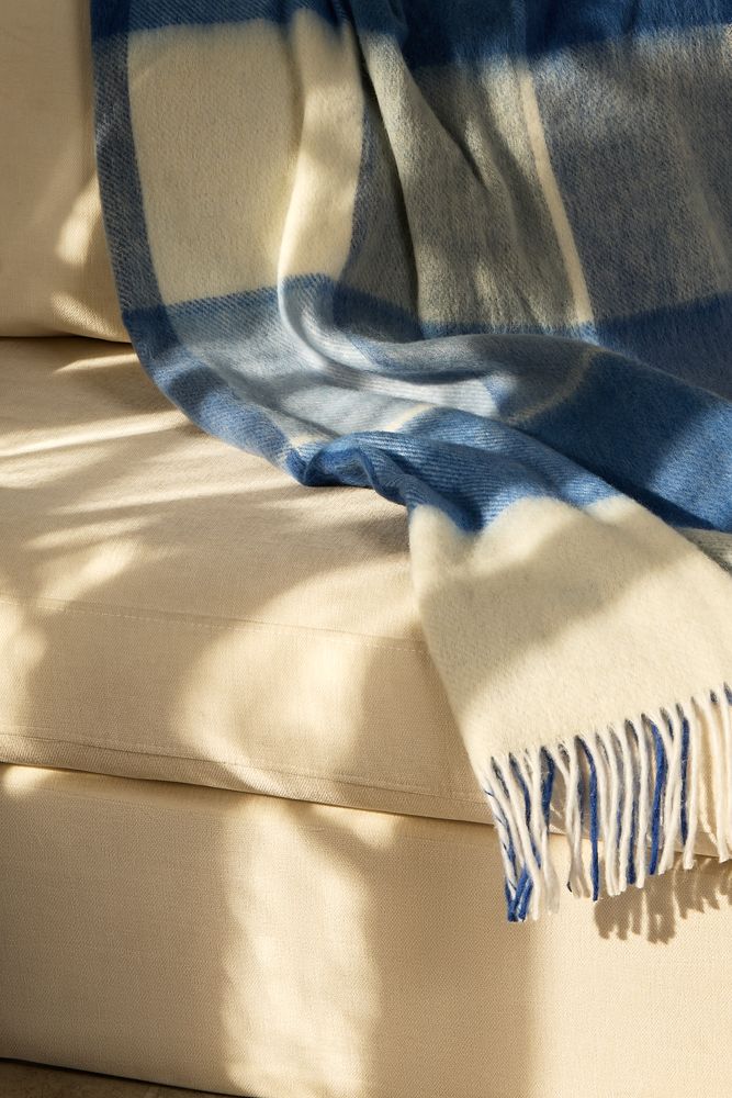 Плед Edinburgh, голубой / Миниатюра WWW (1000)