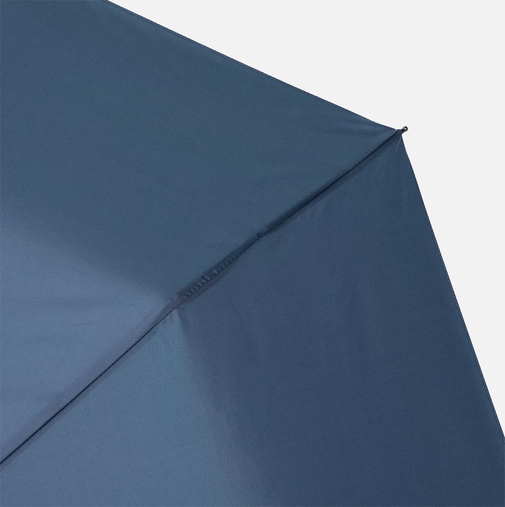 Зонт складной Classic, темно-синий с темной ручкой / Миниатюра WWW (1000)