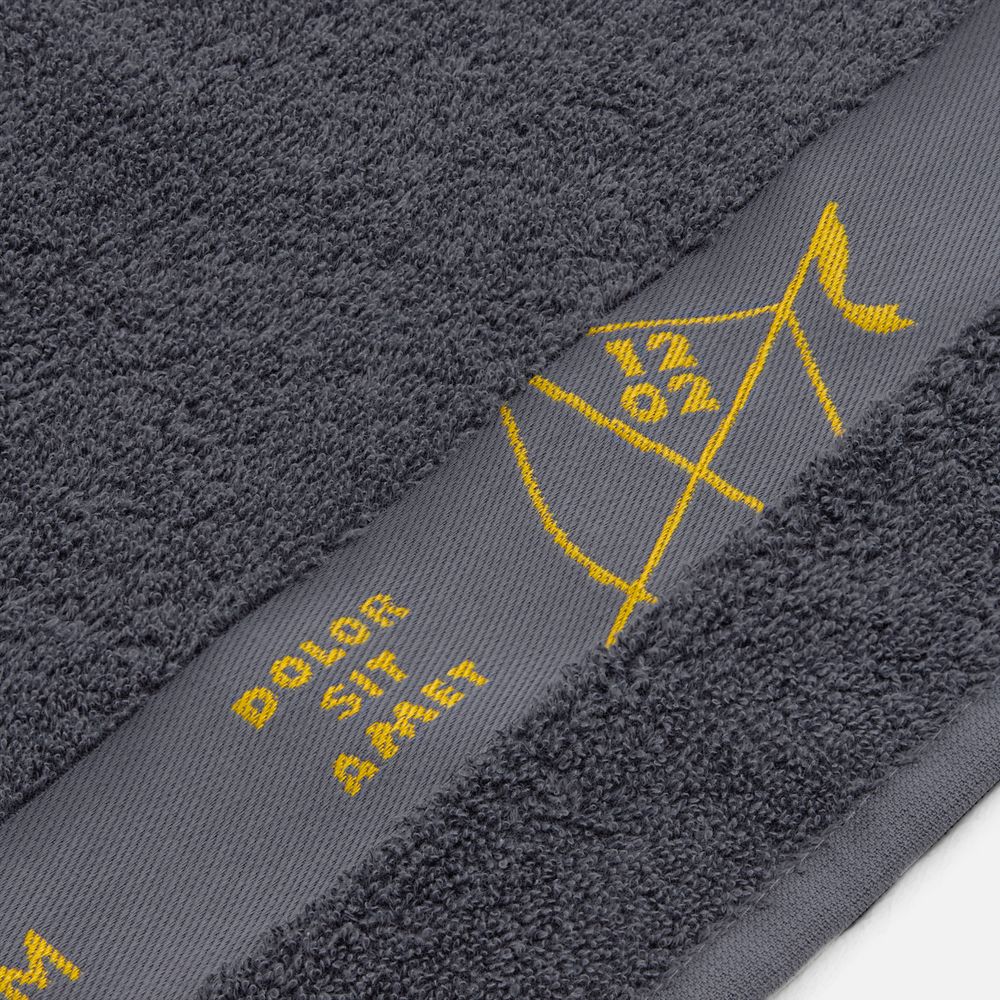 Полотенце на заказ Surpass с логотипом в бордюре, большое / Миниатюра WWW (1000)