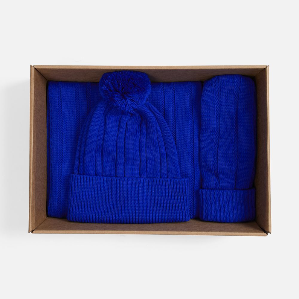 Набор Knit Beat, синий / Миниатюра WWW (1000)