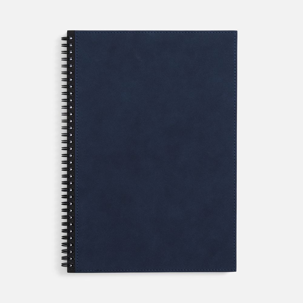 Ежедневник Notera Maxi, недатированный, синий / Миниатюра WWW (1000)