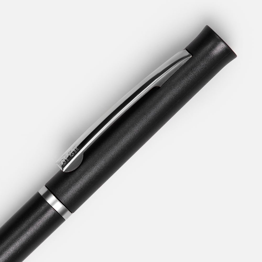 Ручка шариковая Euro Chrome, черная / Миниатюра WWW (1000)