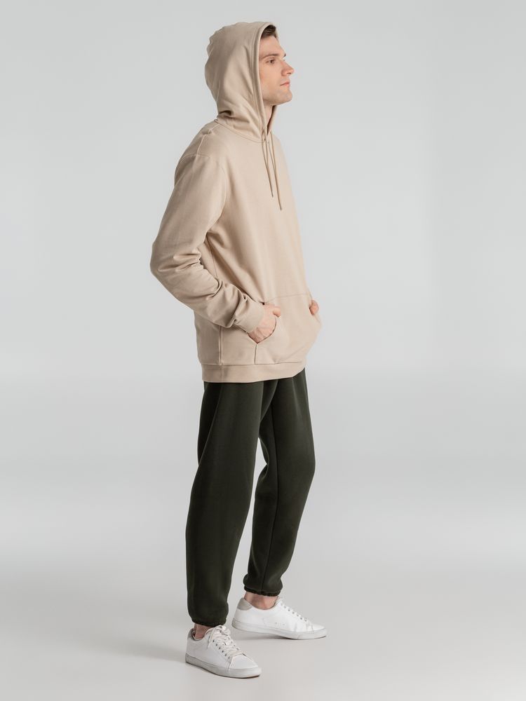 Толстовка с капюшоном унисекс Hoodie, бежевая / Миниатюра WWW (1000)