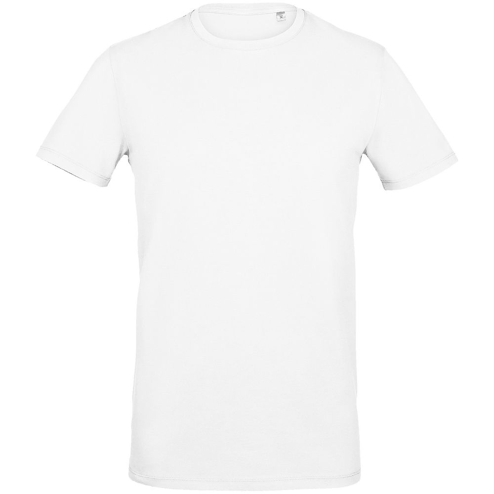 Футболка мужская Millenium Stretch Men, белая / Миниатюра WWW (1000)