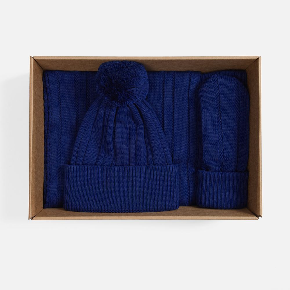 Набор Knit Beat, темно-синий / Миниатюра WWW (1000)