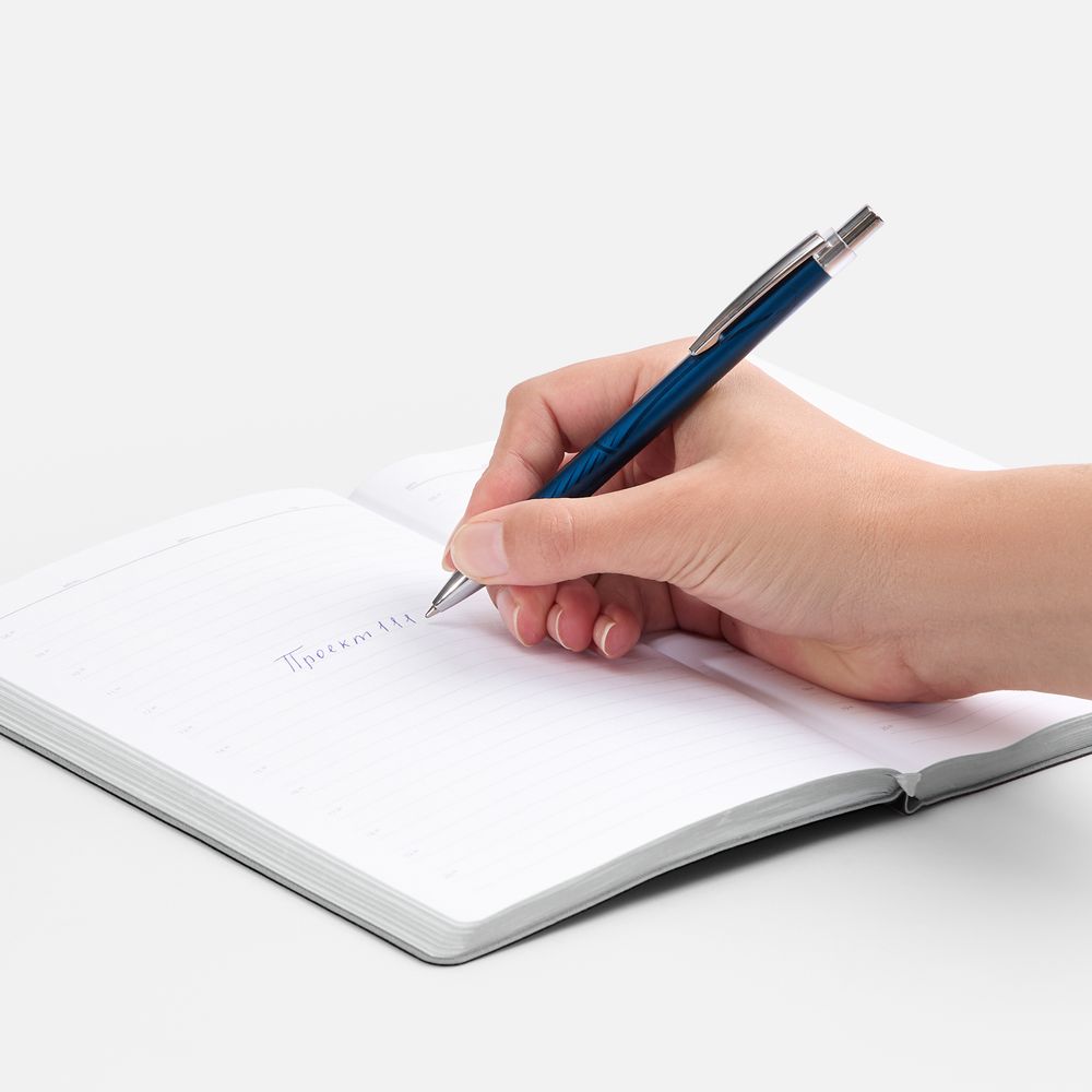 Ручка шариковая SparkLine, темно-синяя / Миниатюра WWW (1000)