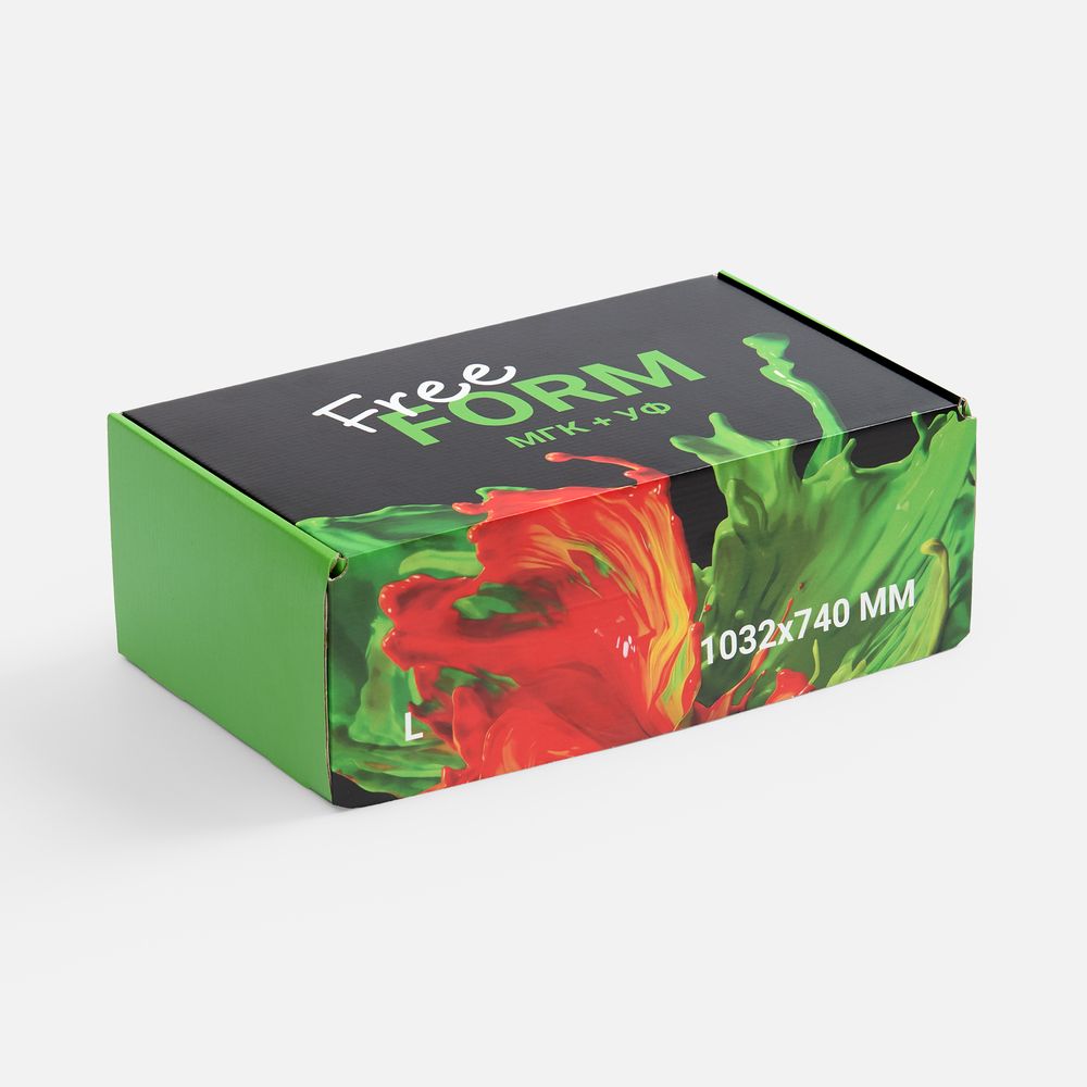 Коробка с печатью на заказ Freeform, L / Миниатюра WWW (1000)