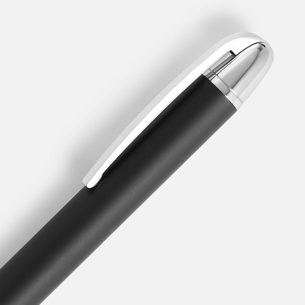 Ручка шариковая Arc Soft Touch, черная / Миниатюра WWW (1000)