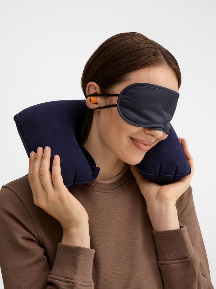 Набор для путешествий ESSENTIAL, темно-синий / Миниатюра WWW (1000)