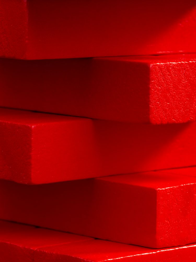 Игра «Деревянная башня мини», красная / Миниатюра WWW (1000)