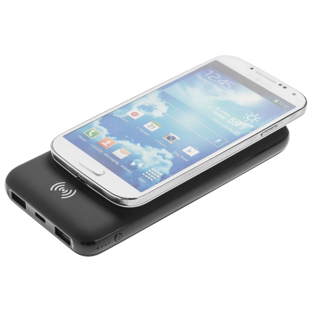 Aккумулятор Uniscend Quick Charge Wireless 10000 мАч, черный / Миниатюра WWW (1000)