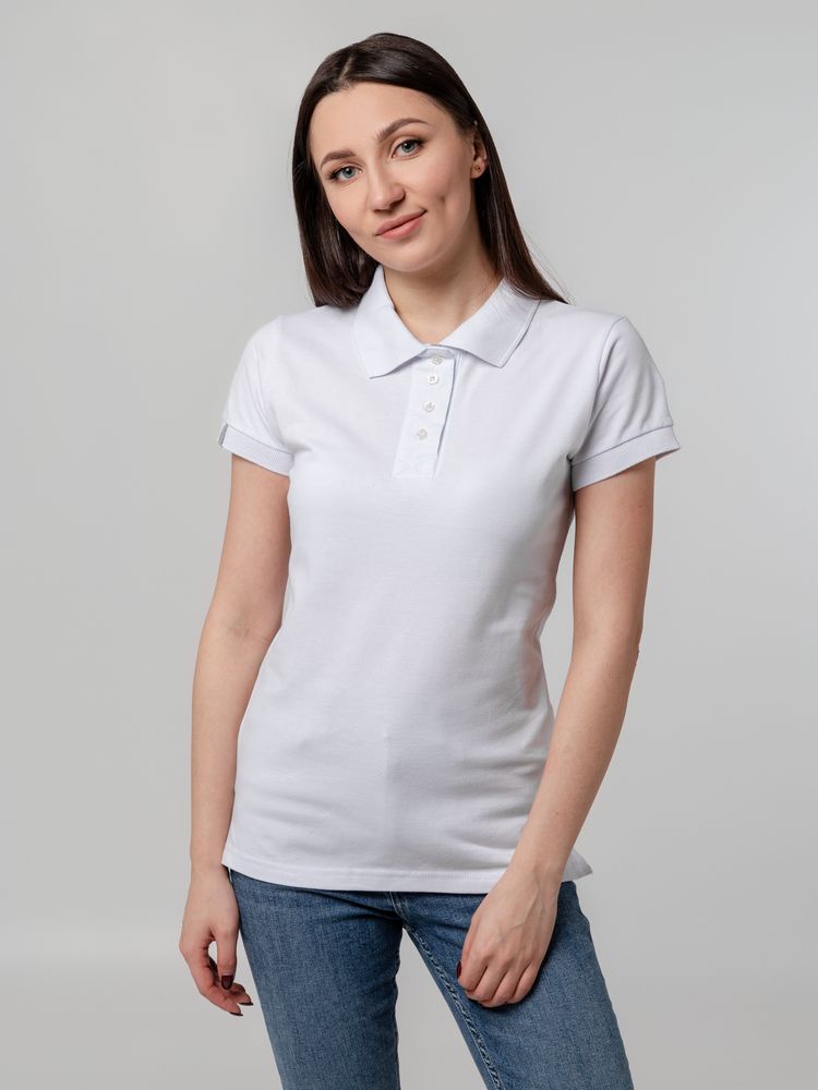 Рубашка поло женская Virma Premium Lady, белая / Миниатюра WWW (1000)