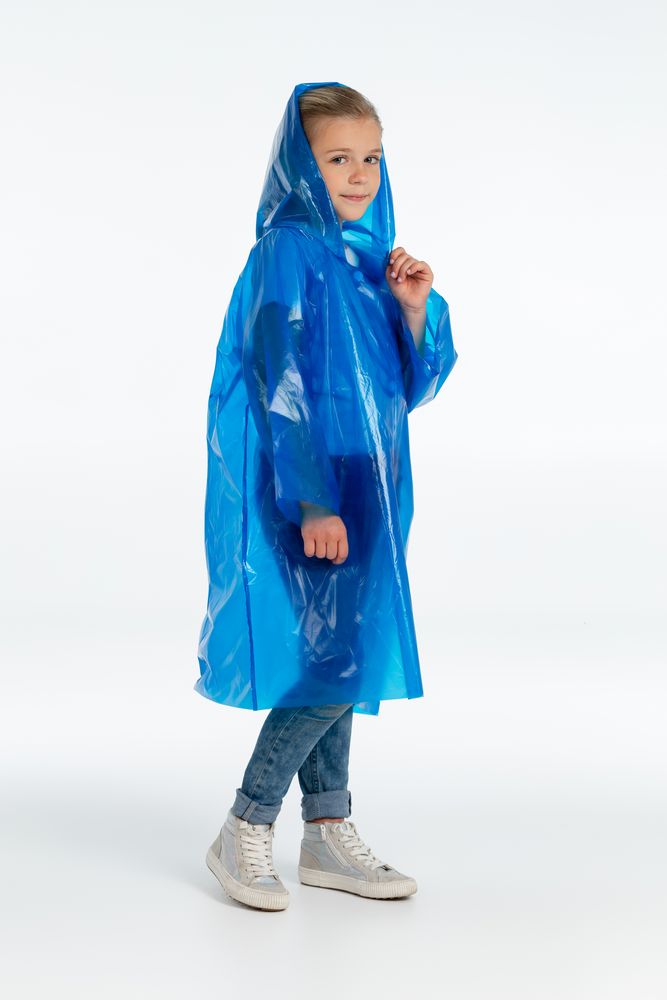 Дождевик-плащ детский BrightWay Kids, синий / Миниатюра WWW (1000)