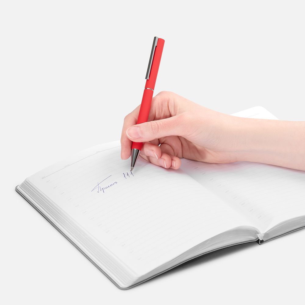 Ручка шариковая Blade Soft Touch, красная / Миниатюра WWW (1000)