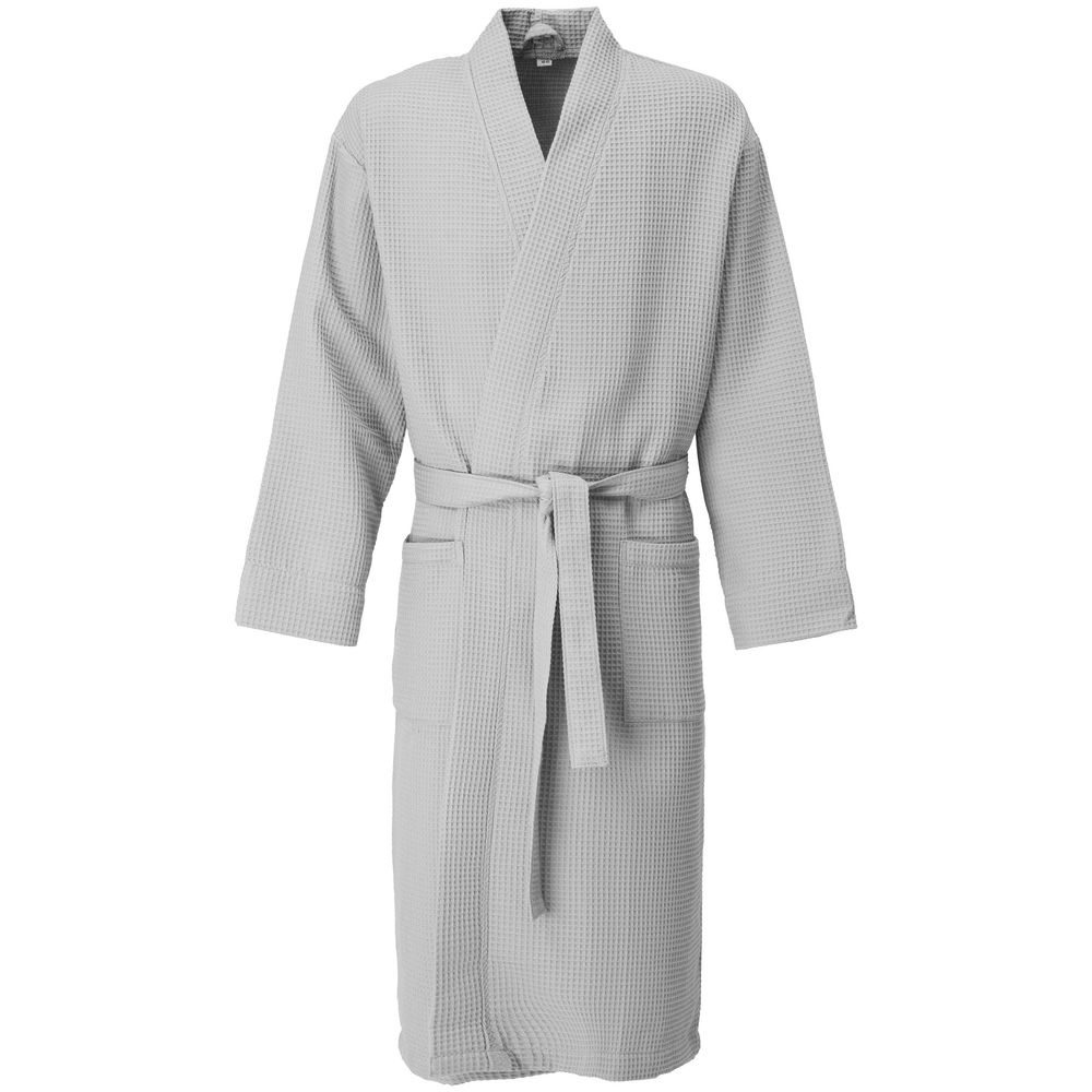 Халат вафельный Kimono, светло-серый / Миниатюра WWW (1000)