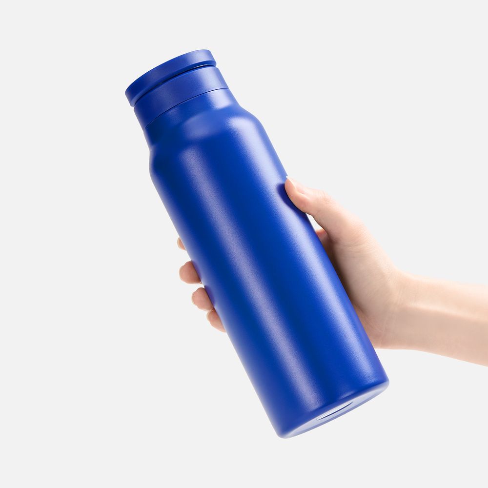 Термобутылка Magnus с магнитным держателем для телефона, синяя / Миниатюра WWW (1000)