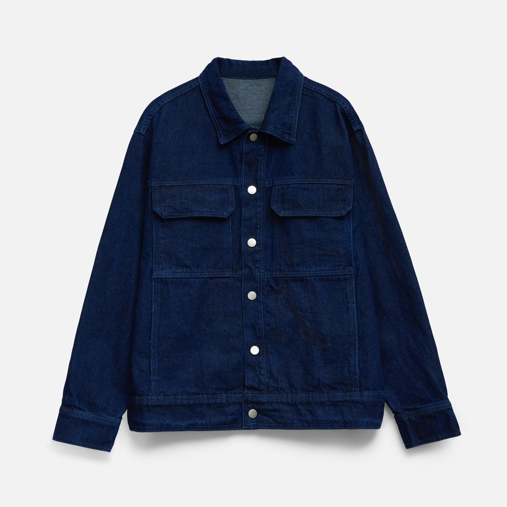 Куртка джинсовая O2, темно-синяя / Миниатюра WWW (1000)