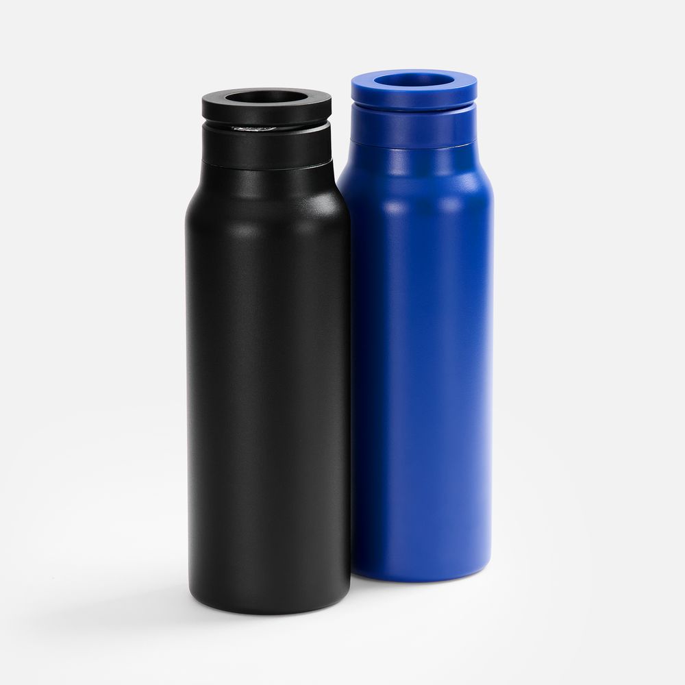 Термобутылка Magnus с магнитным держателем для телефона, черная / Миниатюра WWW (1000)