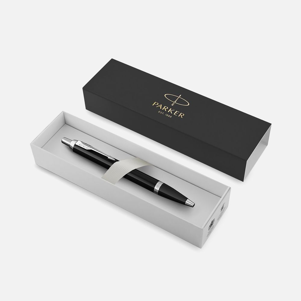 Ручка шариковая Parker IM Core Black CT, черная / Миниатюра WWW (1000)