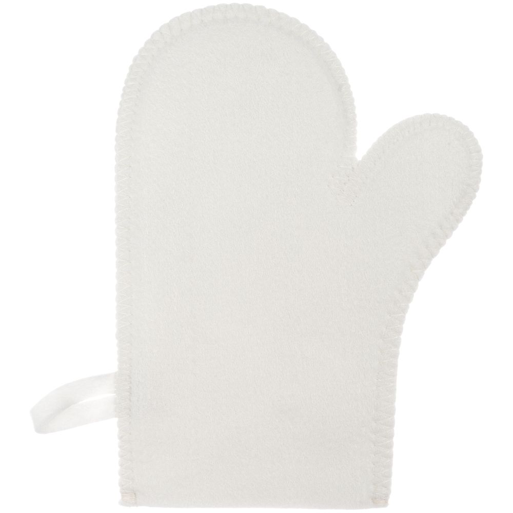 Банная рукавица Heat Off, белая / Миниатюра WWW (1000)