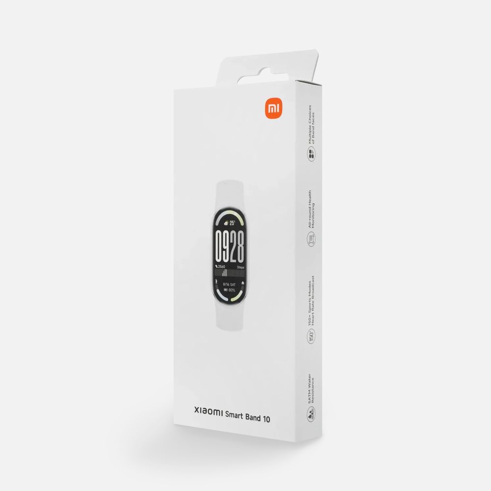 Фитнес-браслет Xiaomi Smart Band 10, серебристый / Миниатюра WWW (1000)