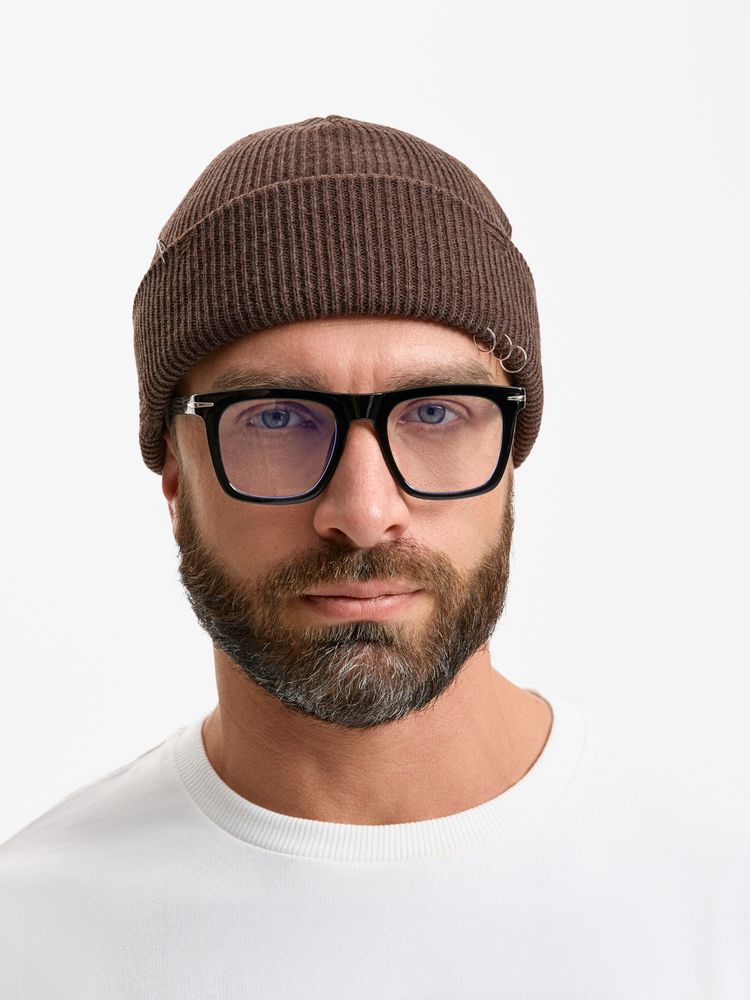 Шапка Ribelle, коричневый меланж / Миниатюра WWW (1000)