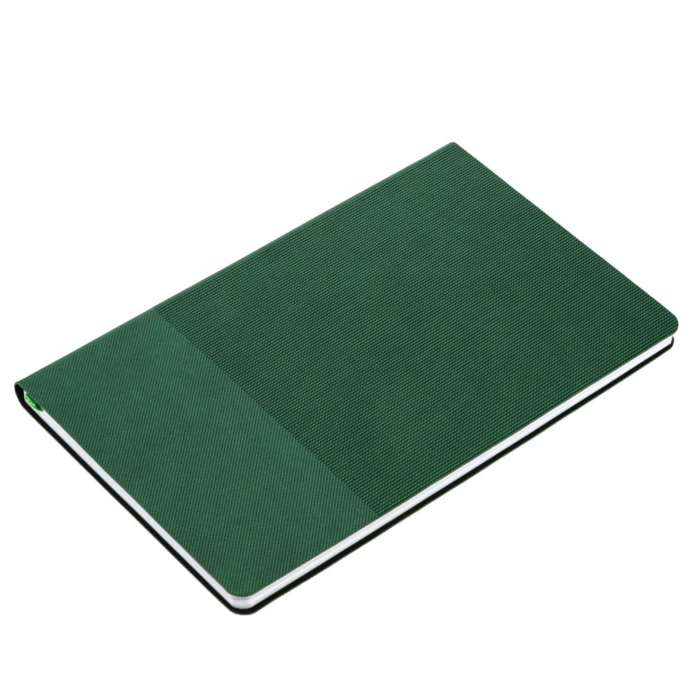 Ежедневник Knit, недатированный, зеленый / Миниатюра WWW (1000)