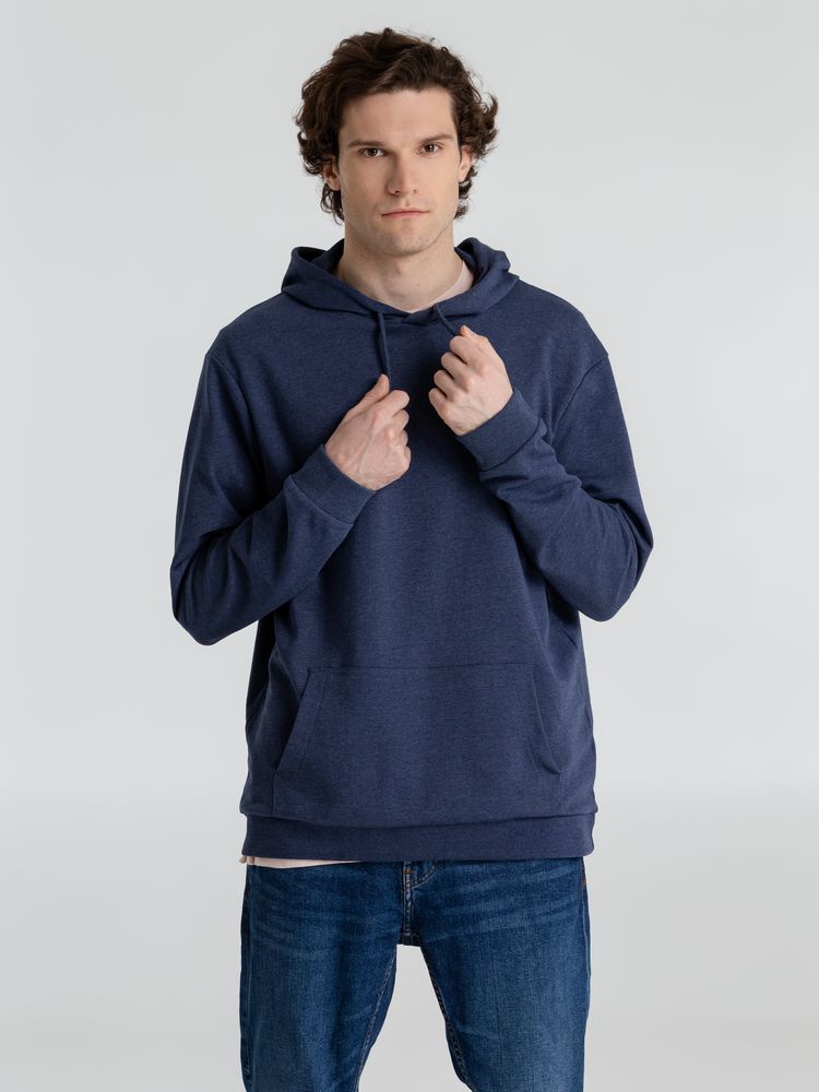 Толстовка с капюшоном унисекс Hoodie, синий меланж / Миниатюра WWW (1000)