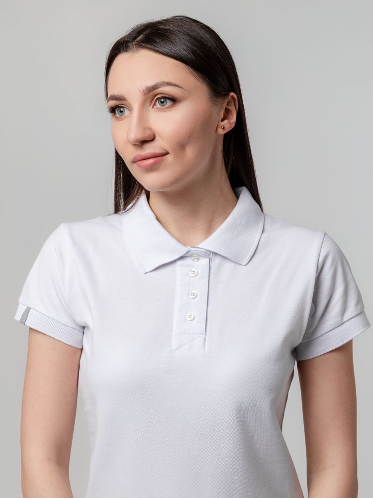 Рубашка поло женская Virma Premium Lady, белая / Миниатюра WWW (1000)