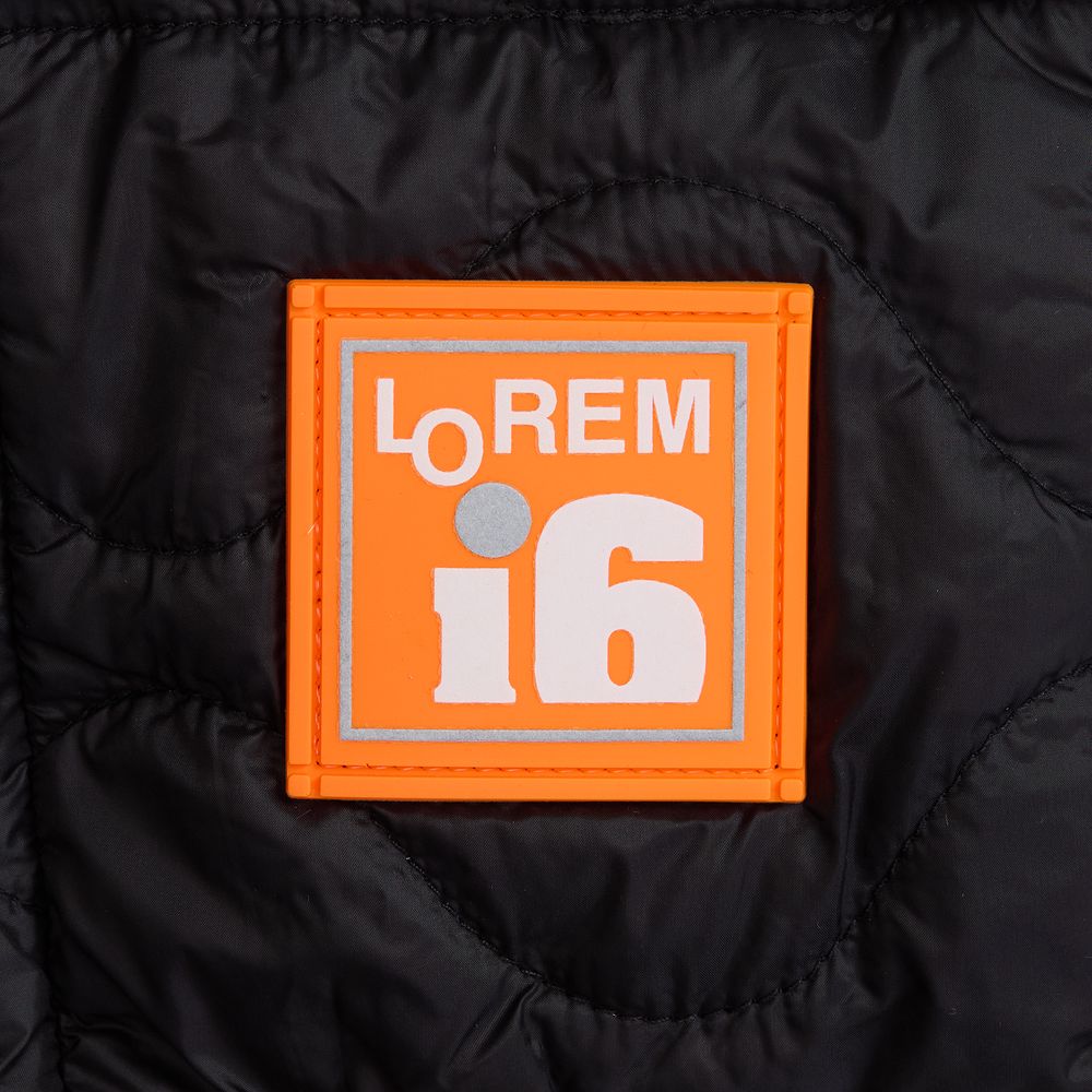 Лейбл из ПВХ Dzeta, L, оранжевый неон / Миниатюра нанесения (1000)