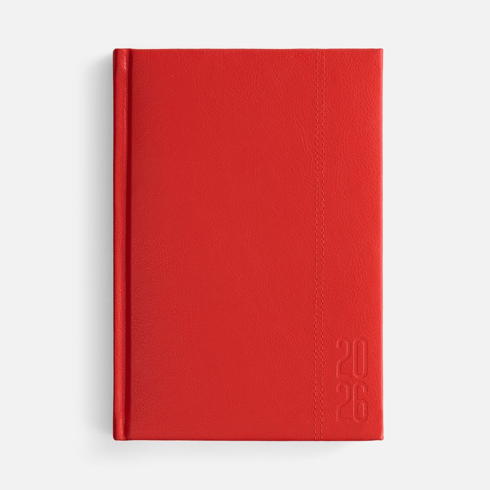 Ежедневник Baza, датированный, красный / Миниатюра WWW (1000)