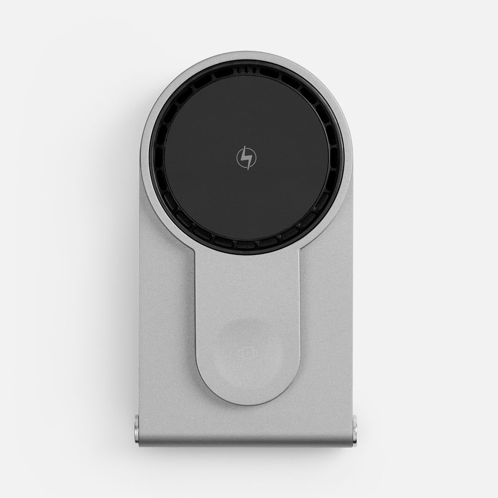 Складная станция беспроводной зарядки transForm, серый металлик / Миниатюра WWW (1000)