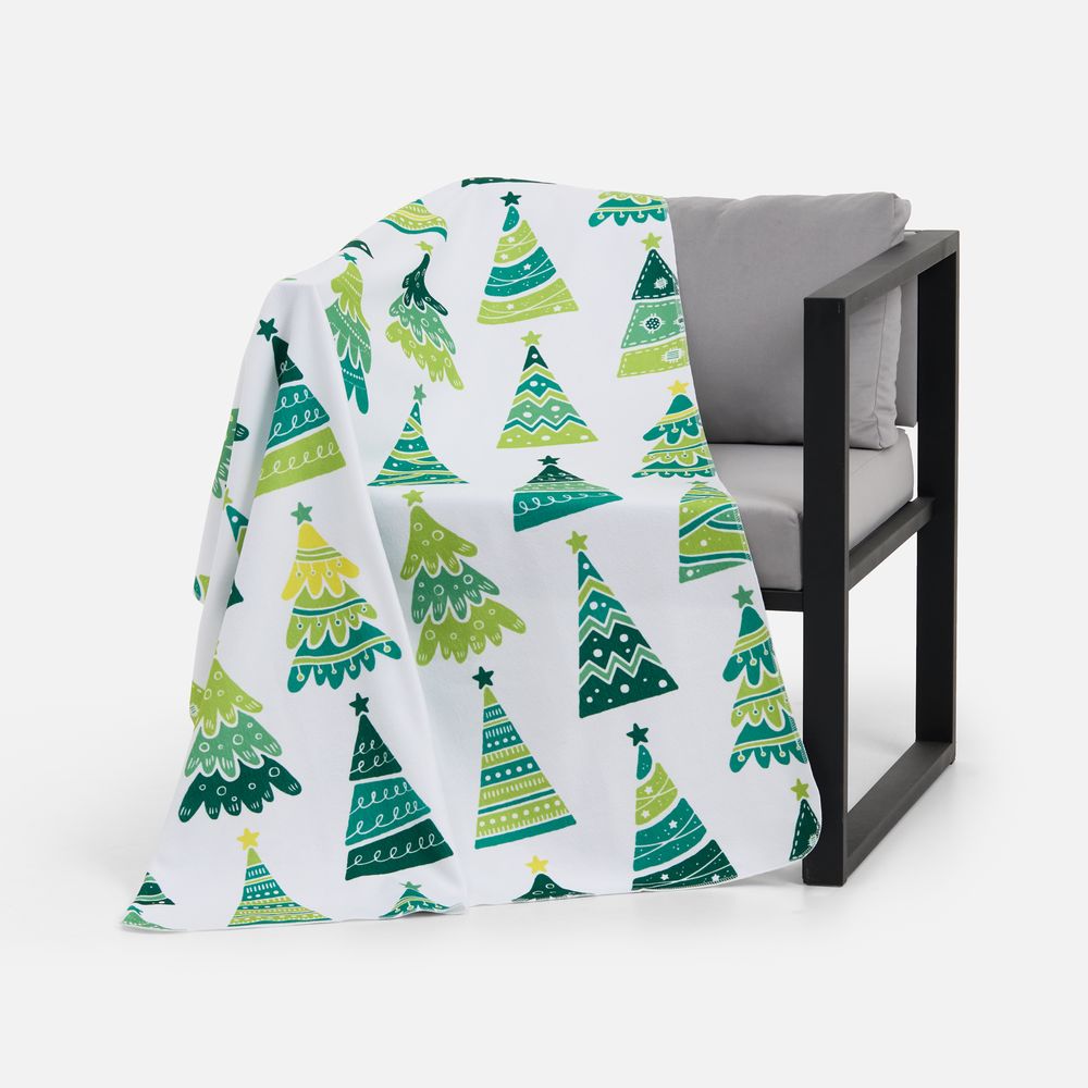 Флисовый плед Imaginario, зеленый / Миниатюра WWW (1000)