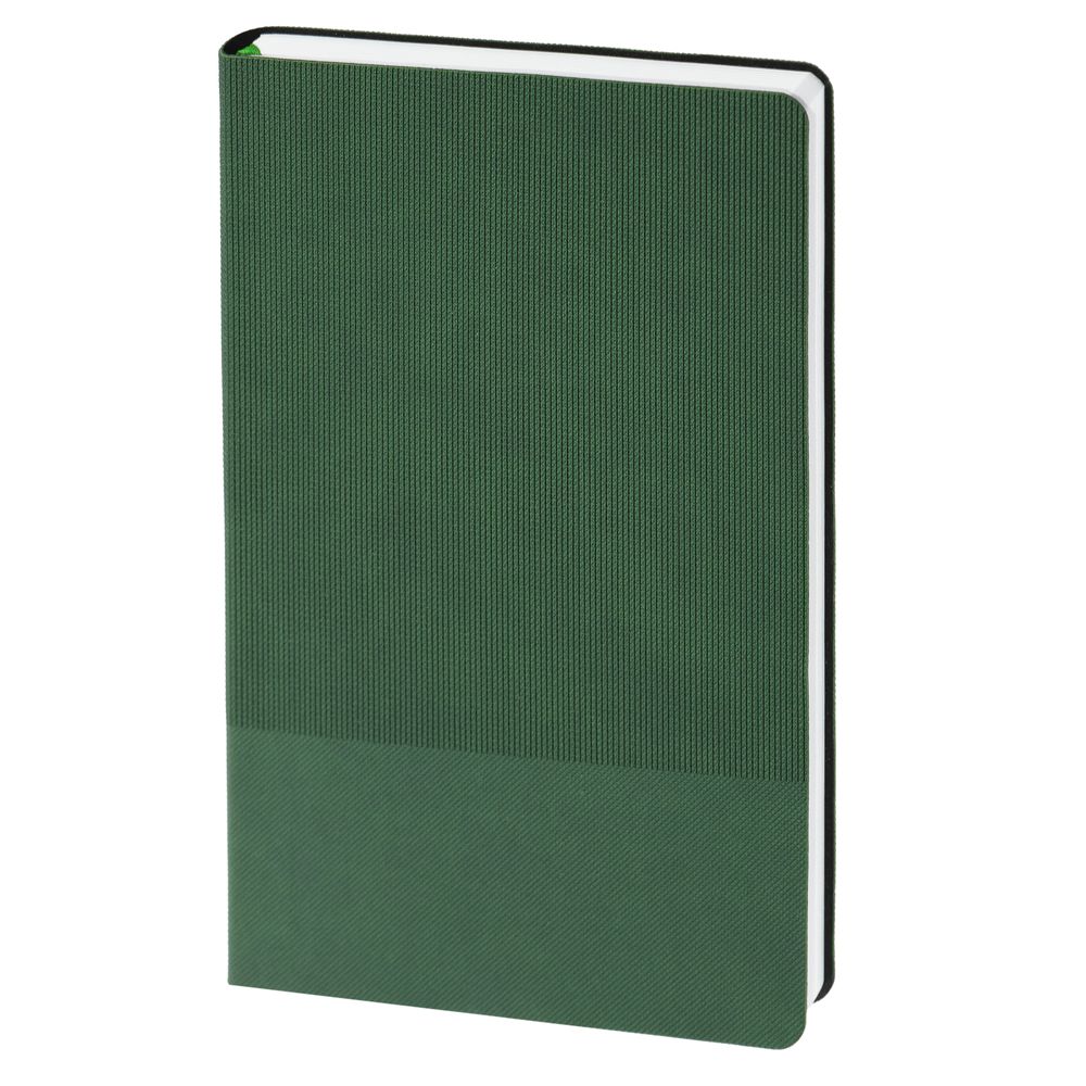 Ежедневник Knit, недатированный, зеленый / Миниатюра WWW (1000)